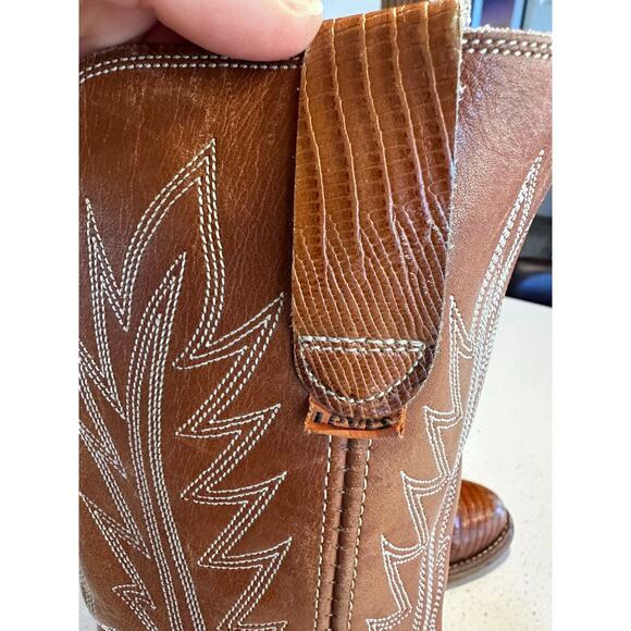 1970’s Levi’s Orange Tab Women's Size 10 Vintage Leather Cowboy Western Boots - Picture 9 of 9